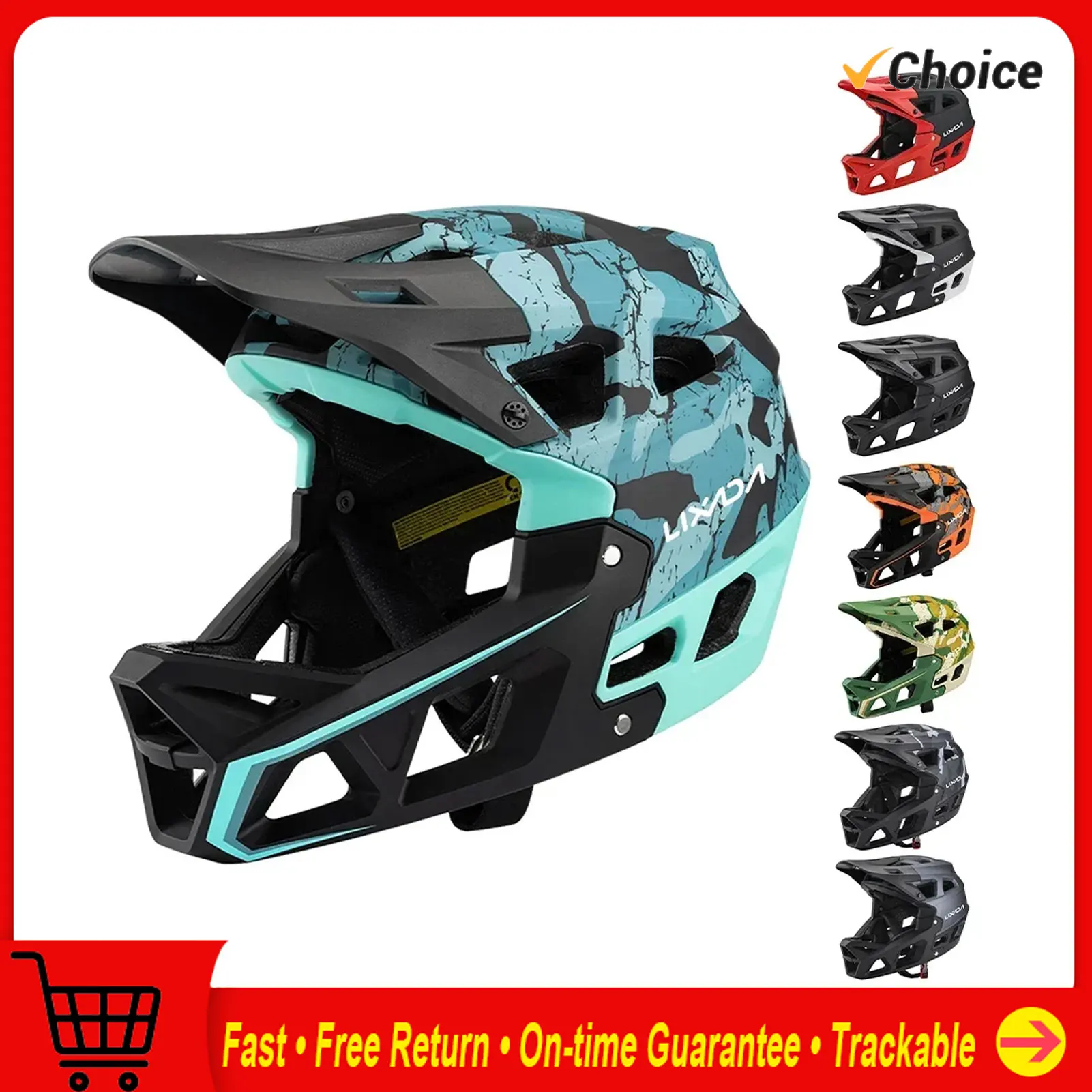 Mountain Biking Helmet Full Face - Helm Sepeda Gunung Full Face MTB