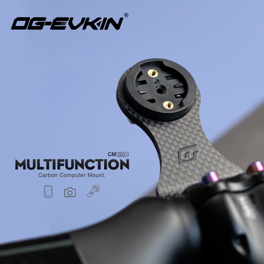 Mountain Biking Helmet Full Face - OG-EVKIN CM-02+ Ekstensi Stem Sepeda Carbon,