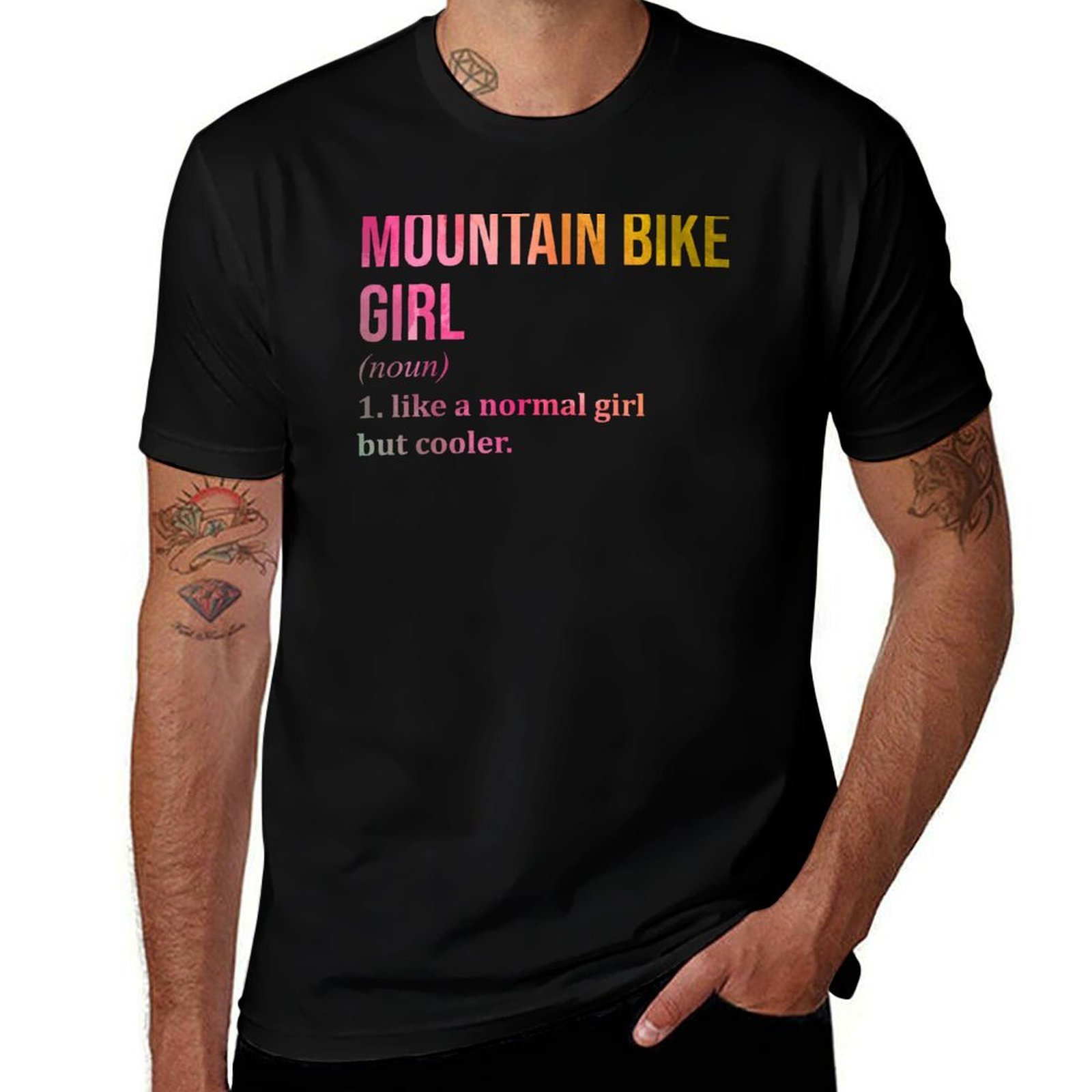 Mountain Biking Definition - Kaos Oblong Dasar Motif Sepeda Gunung