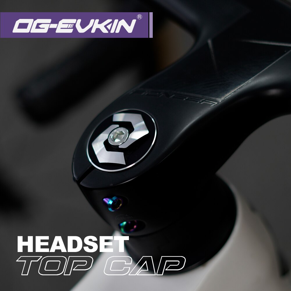 Mountain Biking Helmet Full Face - OG-EVKIN Headset Aloi aluminium, tutup atas