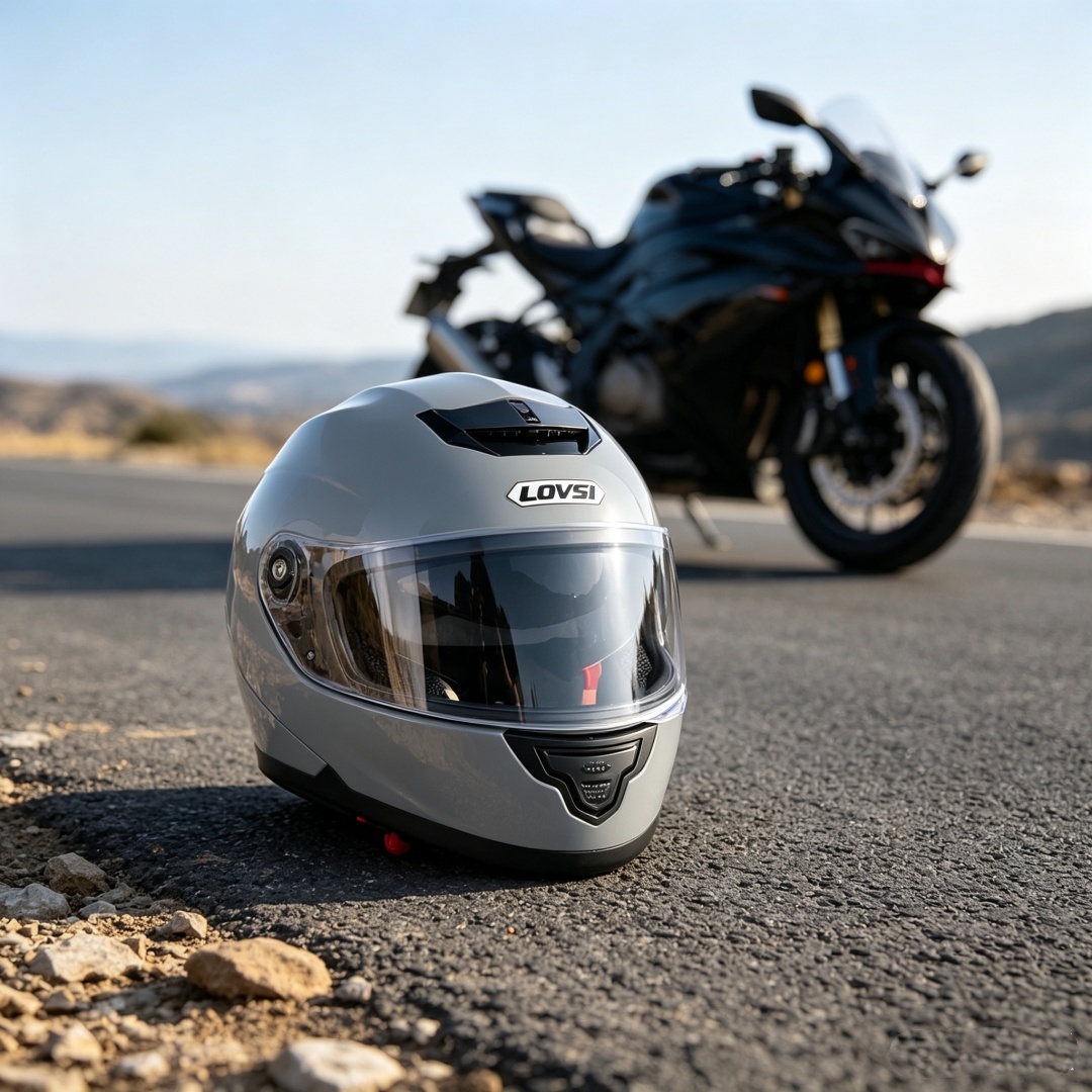 Mountain Biking Helmet Full Face - Helm Motor Full Face Unisex Bersertifikasi
