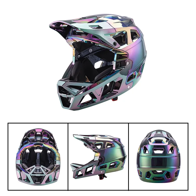 Mountain Biking Helmet Full Face - Helm Sepeda Gunung Downhill Full-Face untuk