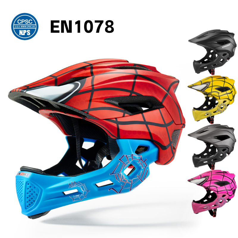 Mountain Biking Helmet Kids - Helm Sepeda MTB Full Face BATFOX