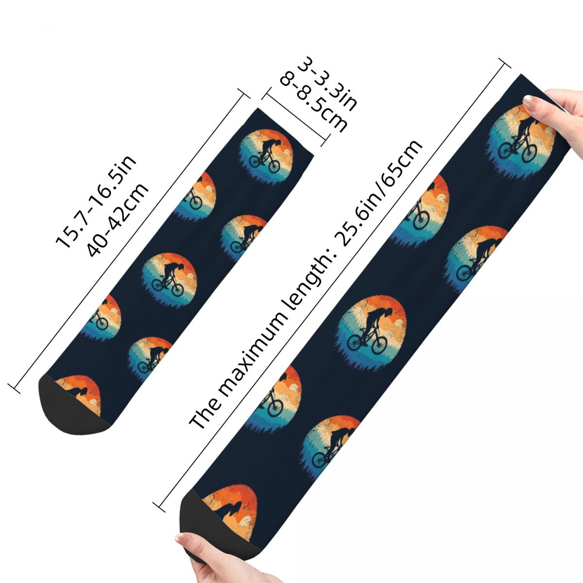 Kaus Kaki Gila Lucu untuk Pria - Mountain Biking Socks ulasan dan harga