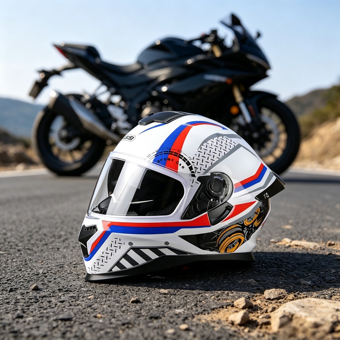 Helm Motor Full Face Unisex Be - Mountain Biking Helmet Full Face ulasan dan harga