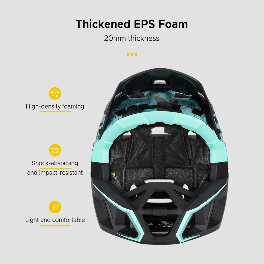 Helm Sepeda Gunung Full Face M - Mountain Biking Helmet Full Face ulasan dan harga