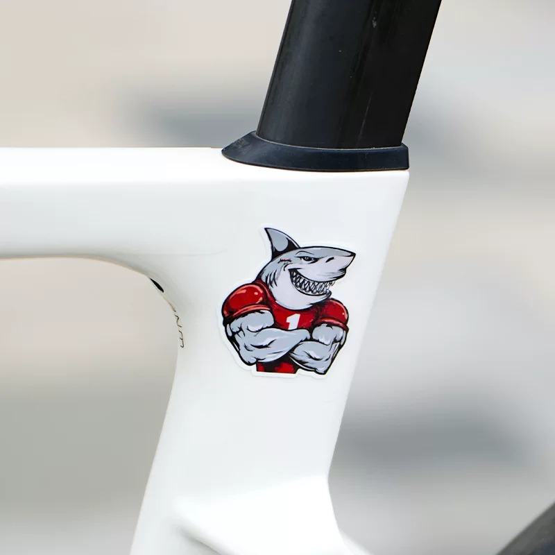 Stiker Sepeda Hiu Kartun, Stik - Mountain Biking Quotes ulasan dan harga