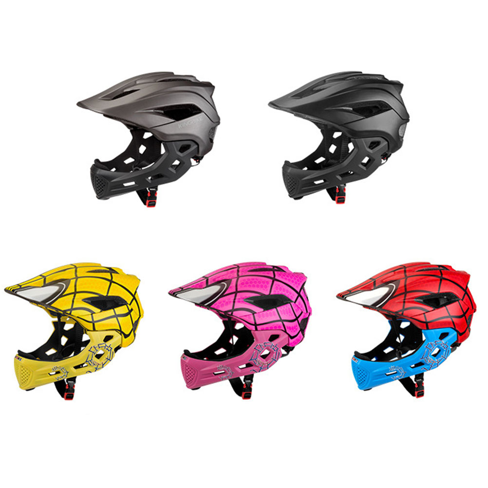 Helm sepeda wajah tertutup pen - Mountain Biking Helmet Kids ulasan dan harga