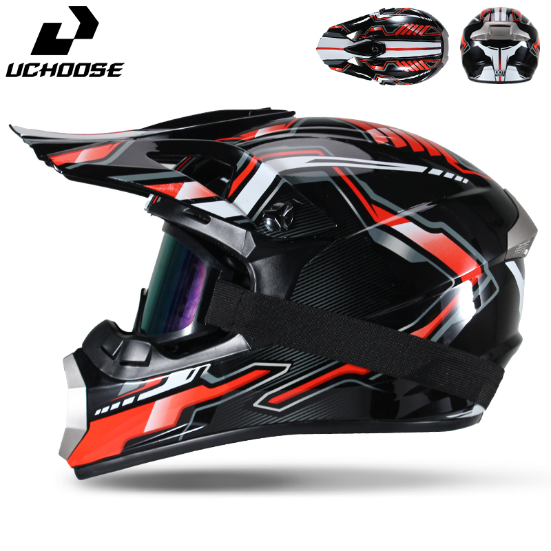 Helm Motocross Uchoose untuk D - Mountain Biking Helmet Full Face ulasan dan harga