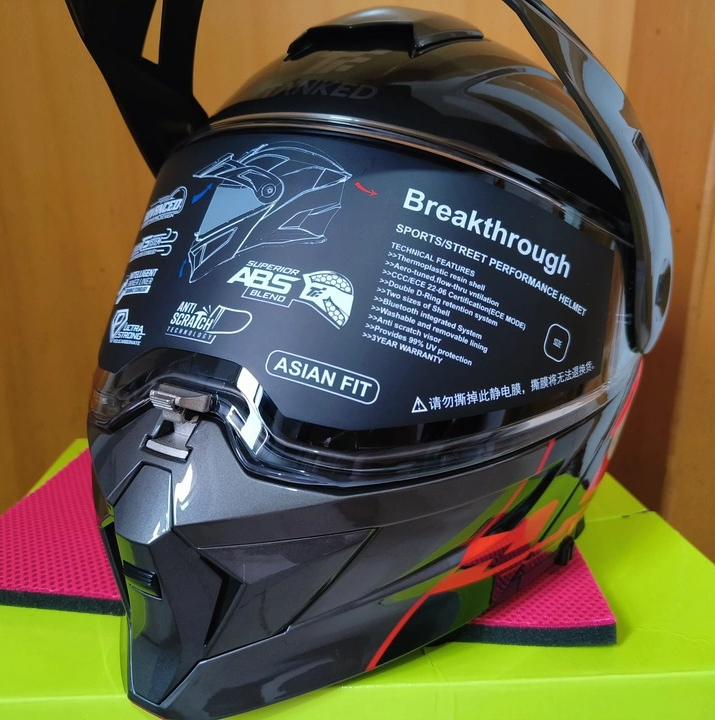 Helm Tanked Pria Full Face Hel - Mountain Biking Helmet Full Face ulasan dan harga