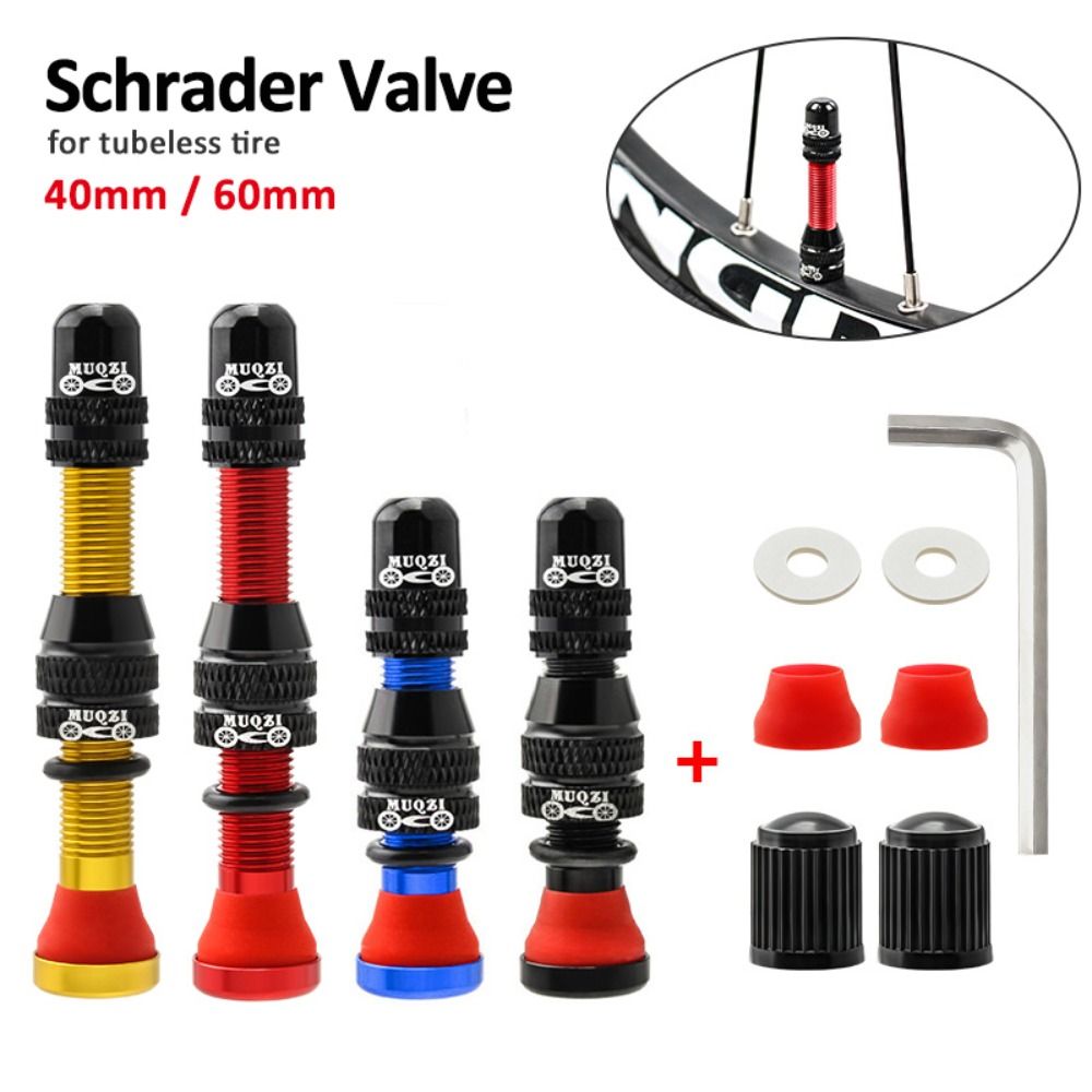 2PCS Katup Schrader Sepeda 40/ - Tubeless Valve Core ulasan dan harga