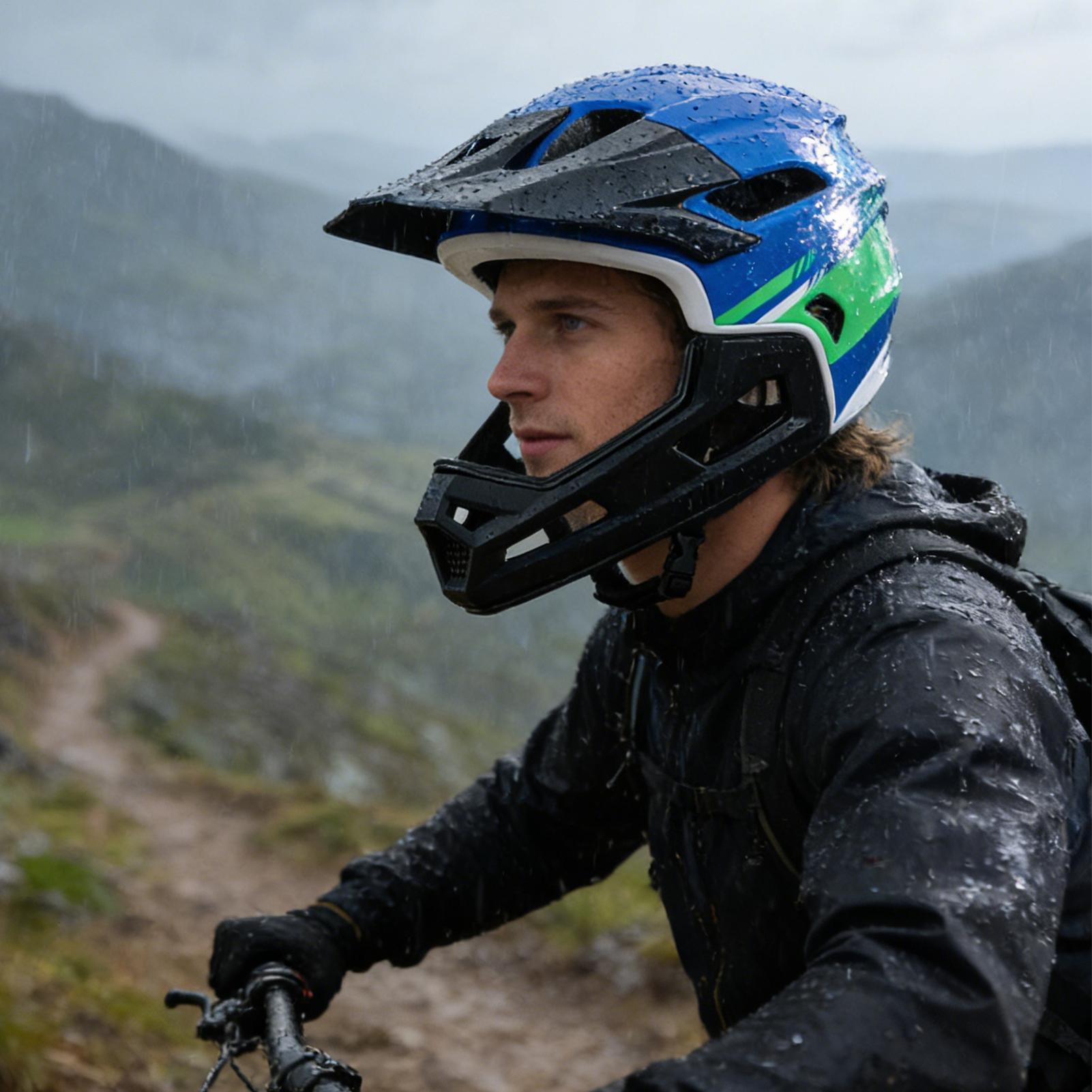 Helm Sepeda Gunung Full Face P - Mountain Biking Helmet Full Face ulasan dan harga